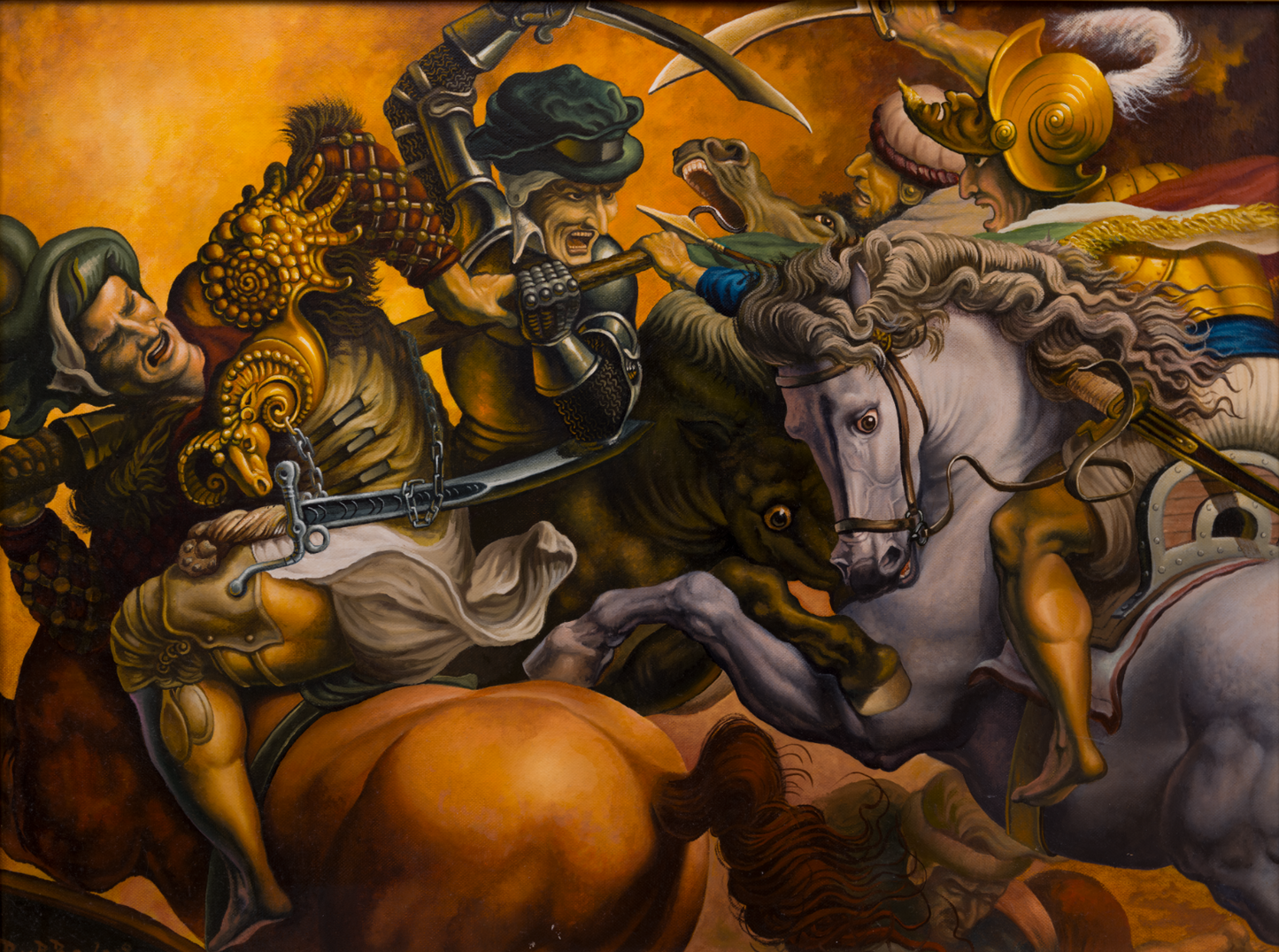 The battle of Anghiari