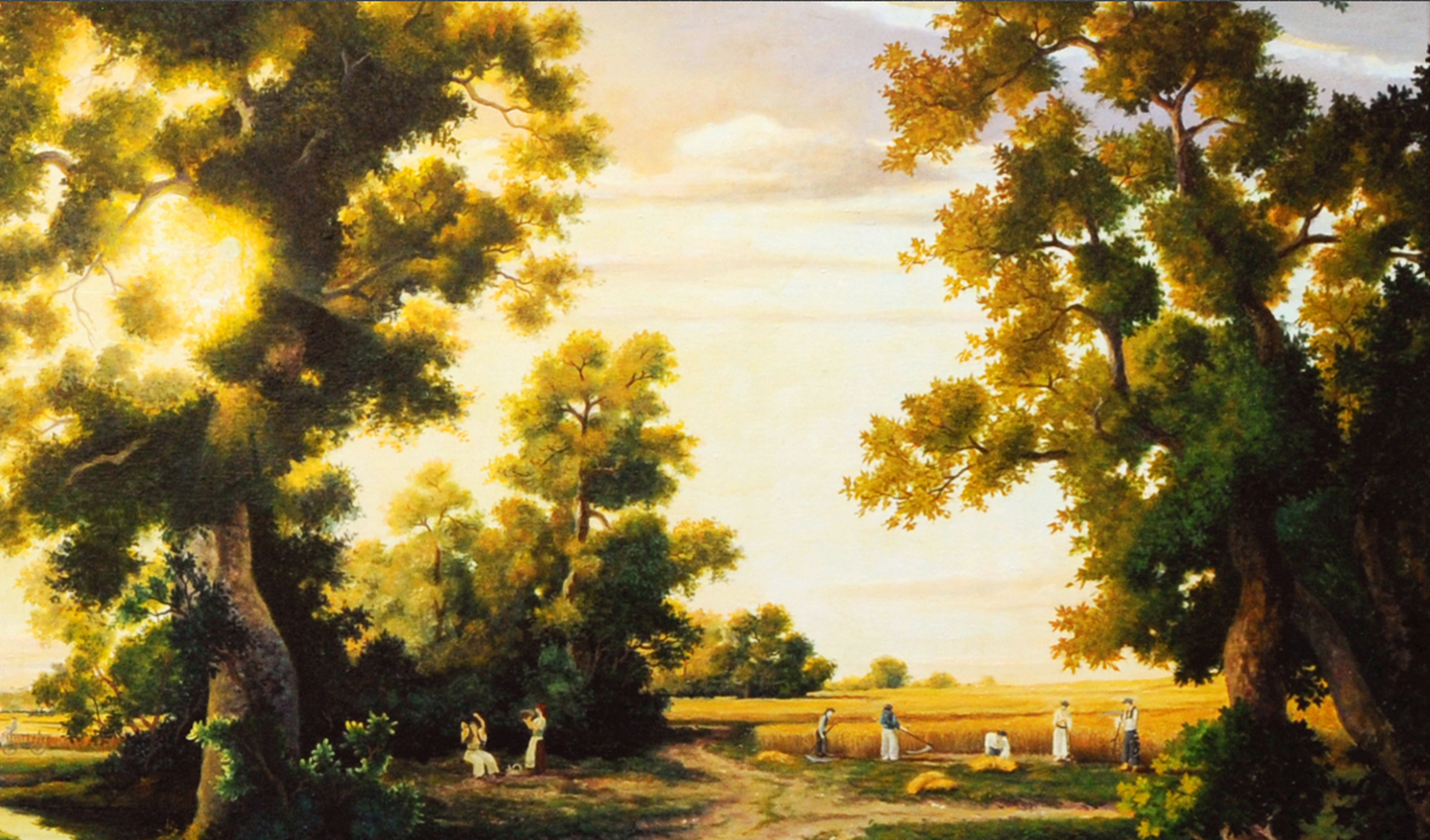 "Golden Era of Pannonia"45x64 in/115x163 cm, oil, canvas