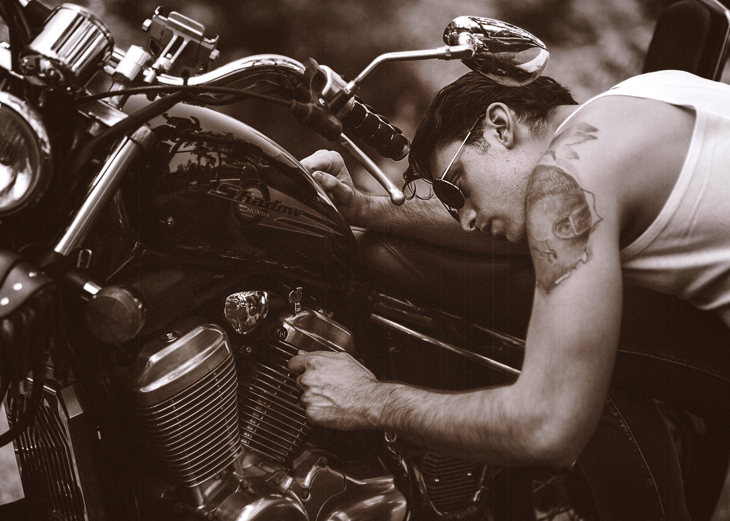 Black-and-white photo “Clif2” by Gabriel — matte print