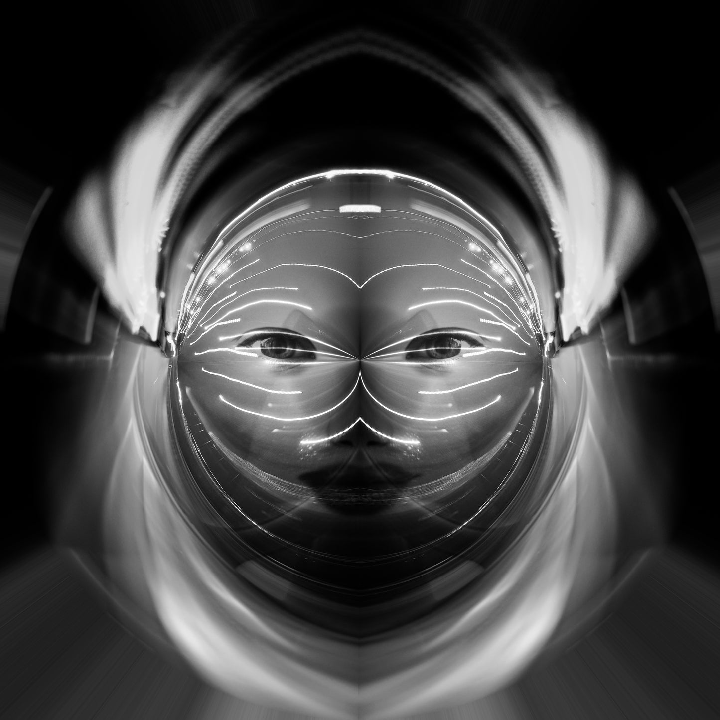 Black-and-white photo “Miu 1” by Gabriel — matte print