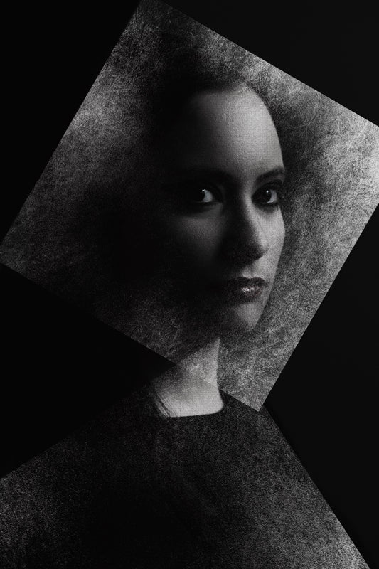 Black-and-white photo “Elegantia classica” by Gabriel — matte print