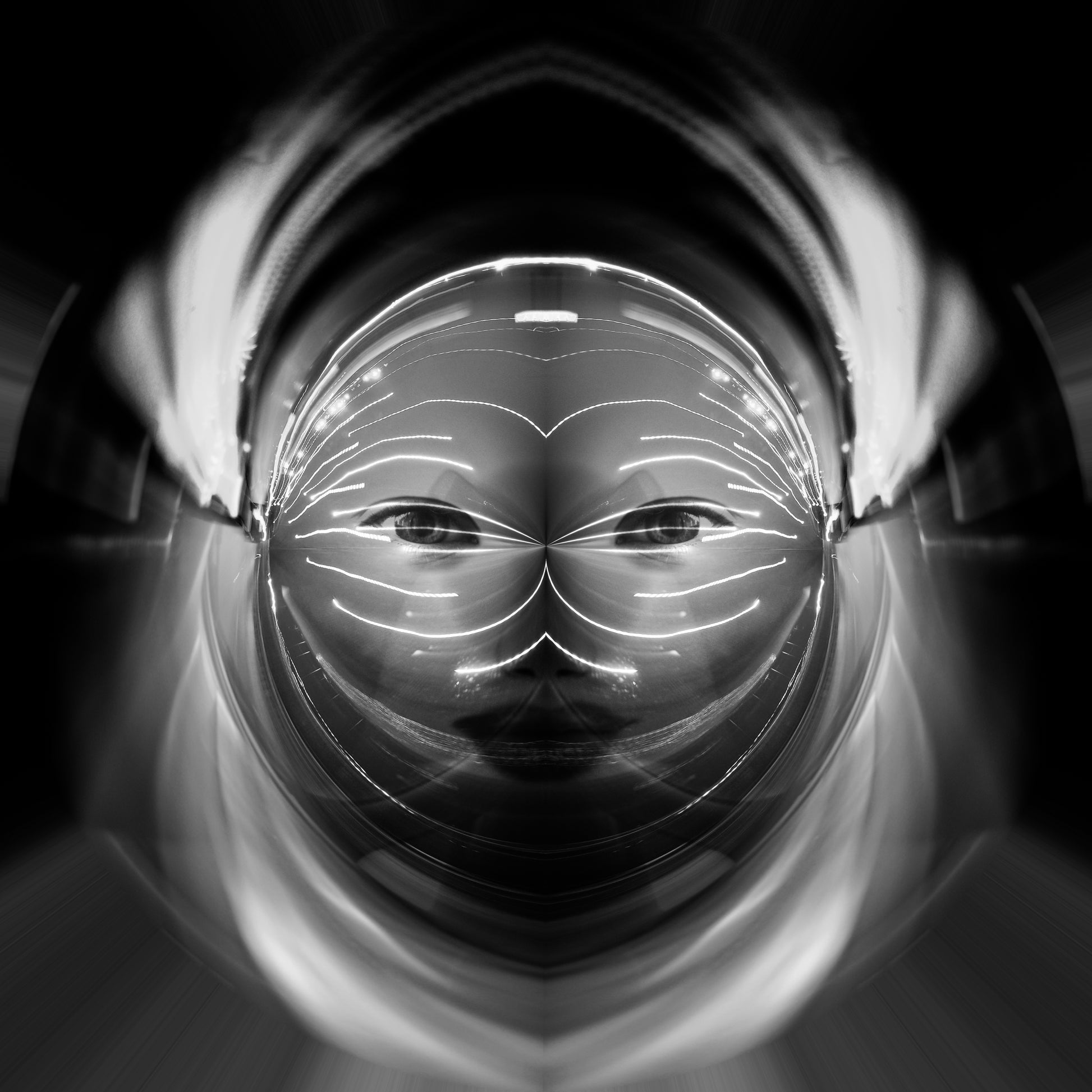 Black-and-white photo “Miu 1” by Gabriel — matte print