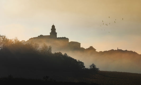 Color photo "Pray at dusk" by Gabriel - glossy print