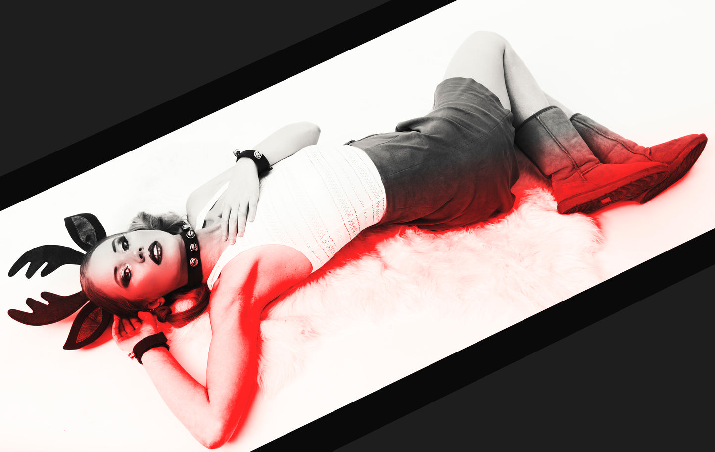 Color photo "Whitre fur" by Gabriel - glossy print